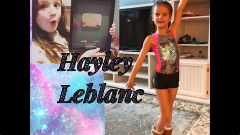 Hayley Leblanc 8 Year Old Gymnast Rise Youtube