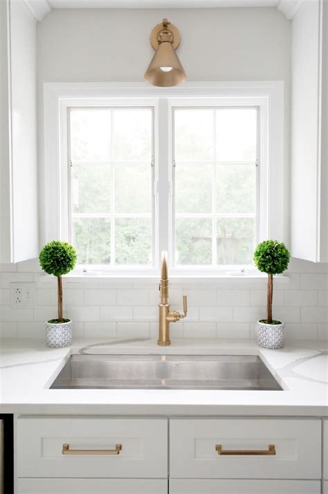 Kitchen faucet are kohler kitchen faucets good which brand of kitchen faucet is best how do i identify my kohler kitchen faucet best kitchen faucet luxury best kitchen faucet lowes best kitchen faucet lifetime warranty best kitchen faucet for large sink. Renovated white kitchen with Newport Brass faucet and ...