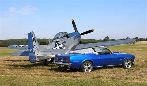 69 Mustang Convertible Rear With P51 Photograph By Gill Billington