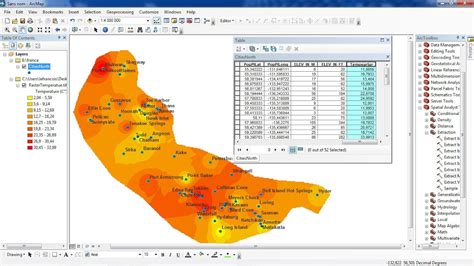 Extract Raster Values To Shapefile In Arcgis Youtube