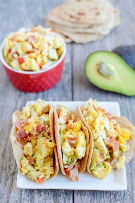 Breakfast casseroles, sweet rolls, quiche, biscuits, and more. Chicken Bacon Avocado Breakfast Tacos