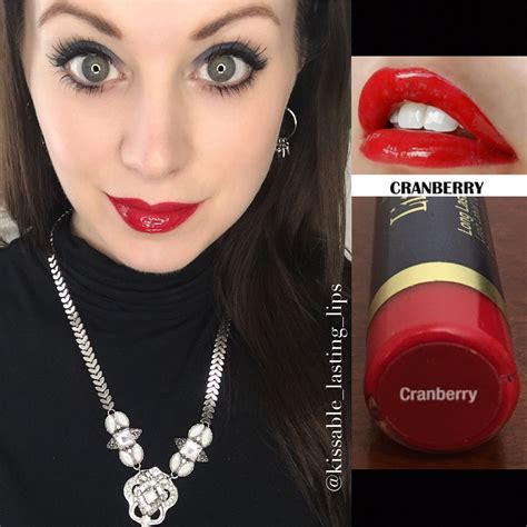 Cranberry Lipsense Colors Lipsense Selfies Red Lip Lipstick Lip Sense