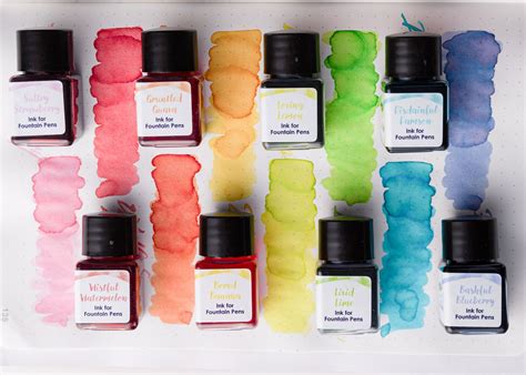 Cult Pens Fresh Fruit Fountain Pen Inks By Diamine Inky Thoughts