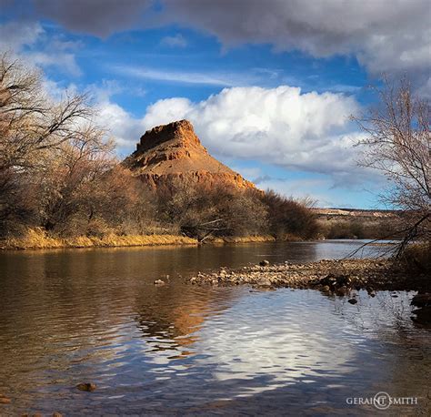 Chama River Where It Runs Through Abiquiu New Mexico