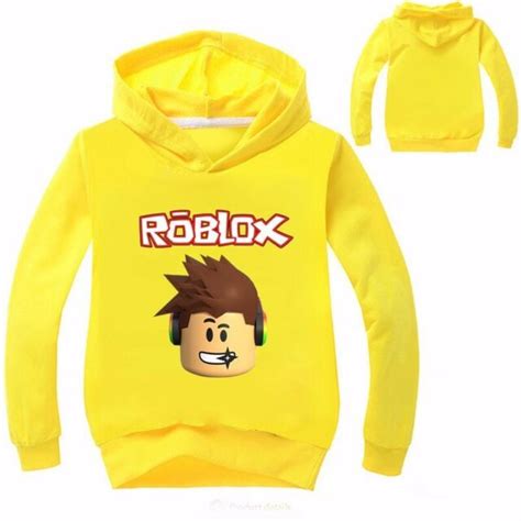 Roblox Fashion Sport Hoodie Green Hooded Sweatshirt For Kids