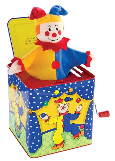 Schylling Jack In The Box Toy Famous Clowns
