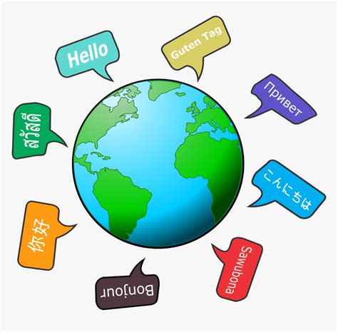 Languages Of The World Clipart