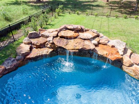Freeform Travertine Escape Project Backyard Paradise Luxury Pools