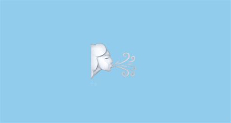 🌬️ Wind Blowing Face Emoji