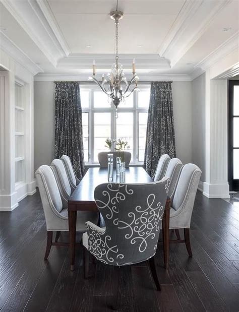 Fall house tour 2015 love the gray dining room. Image result for grey and white walls with black carpet | Dining room drapes, Dining room small ...