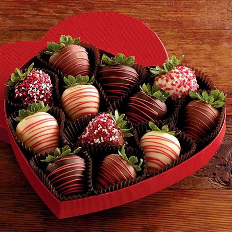 Valentines Day Chocolate Covered Strawberries T Box