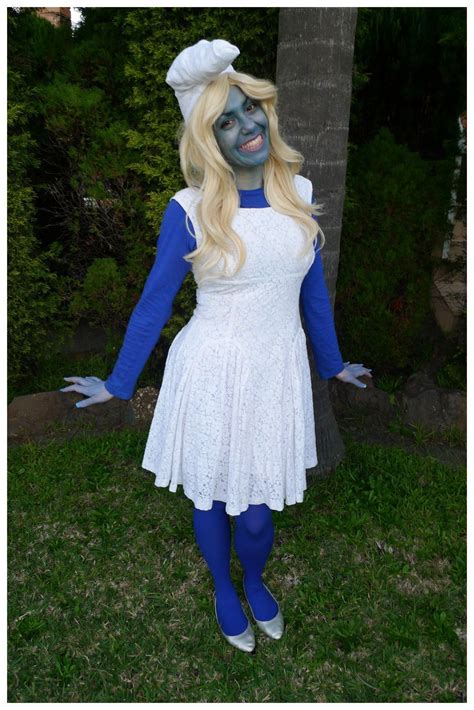 Diy anna costume (from frozen) | halloween costume, makeup, & hair tutorial. Day 355: The Smurfs | Smurfette costumes, Smurfette, Disney princess cartoons