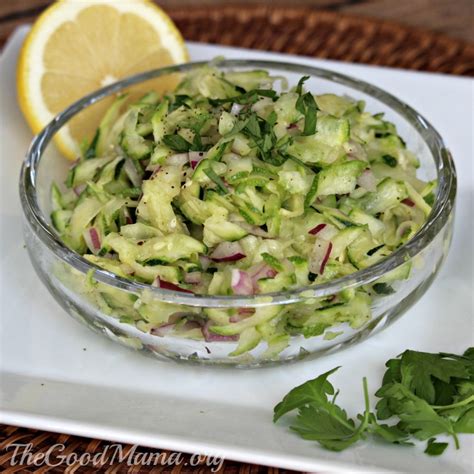 Simple Raw Zucchini Salad Recipe The Good Mama