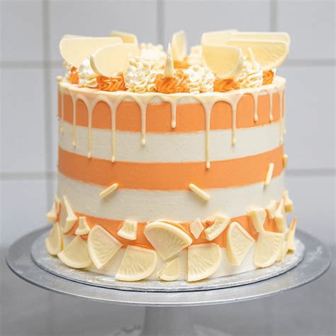 Orange Birthday Cake Ideas Images Pictures