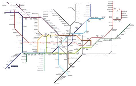 London Underground Map Map Underground Map