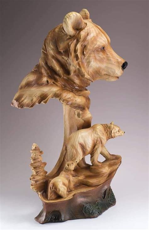 Pin By Alfredobrandan On Escultura Bear Sculptures Wood Carving Art