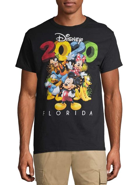 Disney Disney Mens And Big Mens 2020 Mickey Mouse And Friends T Shirt