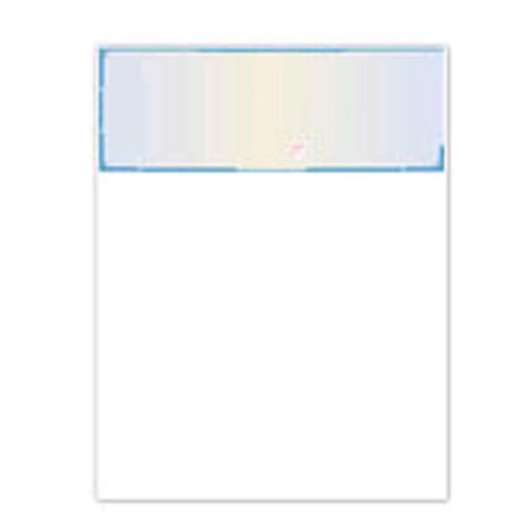 How does check fraud happen? 500 High Security Blank Check Paper Blue Prismatic with ...
