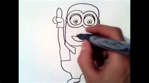 Come Disegnare Un Minion Felice Passo Dopo Passo Youtube