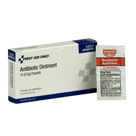 Triple Antibiotic Ointment Packets Prevent Infection