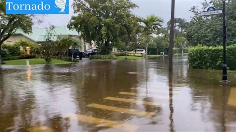Flooding In The Streets Of Naples As This Tropical System Continues To