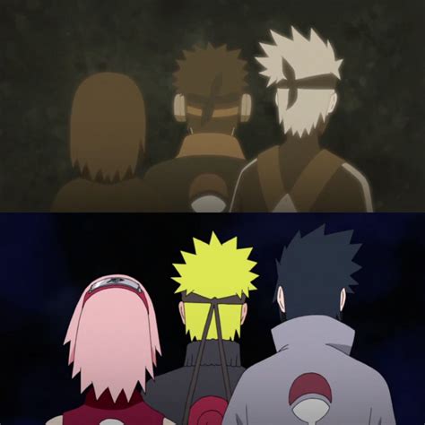 Team Minato And Team Kakashi Naruto Shippuden Kakashi Naruto