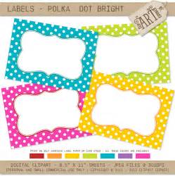 Erin rippy of inktreepress.com designed these fabulous free printable labels. 7 Best Images of Polka Dot Label Templates Printable - Free Printable Polka Dot Editable Labels ...