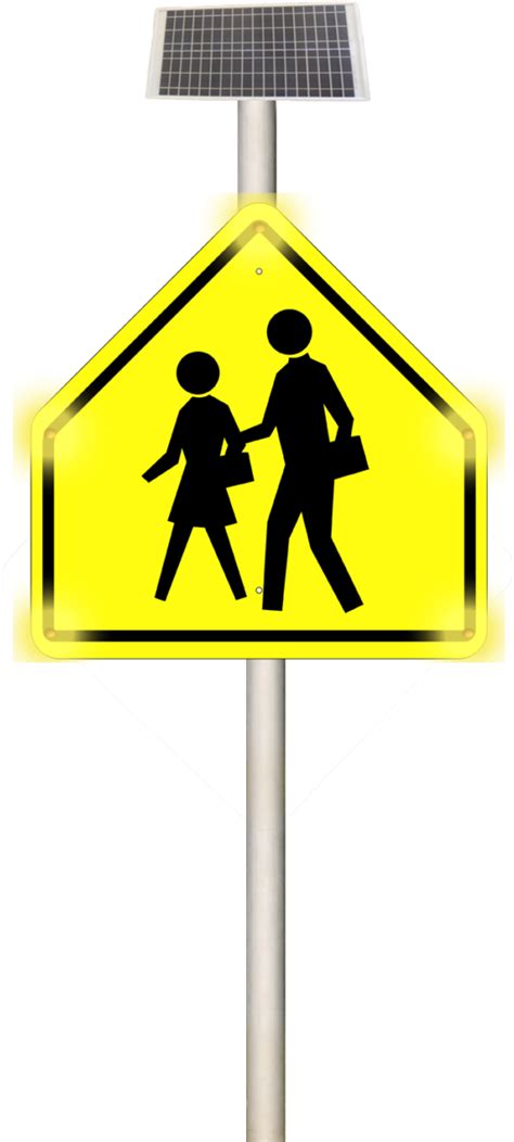 Download School Zone Pedestrian School Crossing Sign Full Size Png