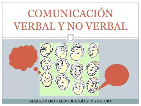 Ppt ComunicaciÓn Verbal Y No Verbal Powerpoint Presentation Id6339819