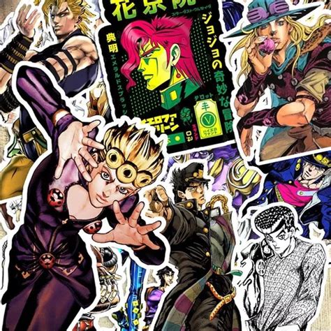 50 Calcomanías Jojo´s Stickers Jojo´s Bizarre Adventure 119 En Veracruz Veracruz Mebuscar