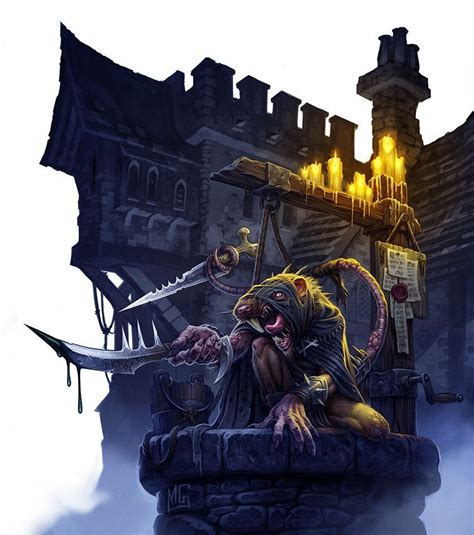 Skaven Assassin By Mark Gibbons Imaginarywarhammer Warhammer Skaven