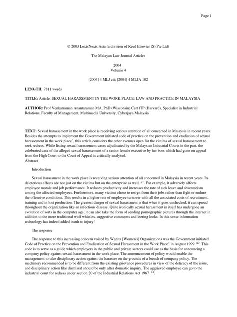 The government has issued guidance to employers about handling complaints of the sexual harassment bill would bring in mandatory oversight procedures to ensure employers handle complaints properly and to protect. Sexual Harassment in the Work Place-law and Practice in ...