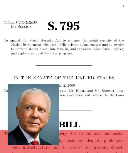 Elder Justice Act Of 2009 2009 111th Congress S 795