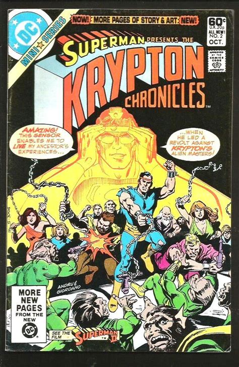 Krypton Chronicles 2 Fine Dc Comics 1981 Curt Swan E Nelson Bridwell