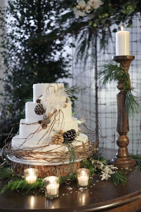 41 Adorable Winter Wedding Cake Ideas Mariage Thème Hiver Déco Mariage Hiver Table Mariage Hiver