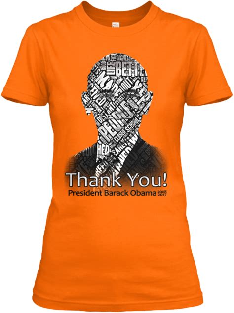 Barack Obama Farewell Thank You T Shirts Products From Memorabilia