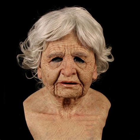 Vorfall Mahlzeit Beispiel Old Woman Face Mask Schätzen Zusatz Antworten
