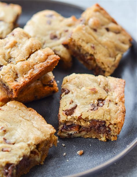 Blonde Brownies With Chocolate Chips Rice Recipe