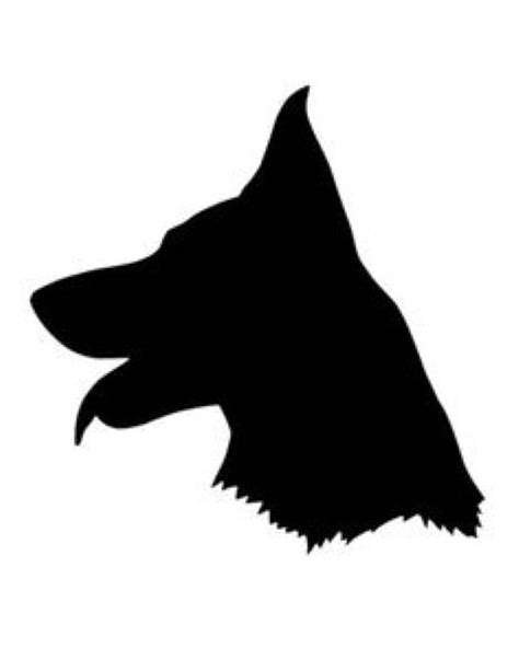 Pack Of 3 German Shepherd Dog Stencils Made From 4 Ply Mat Board 16x20