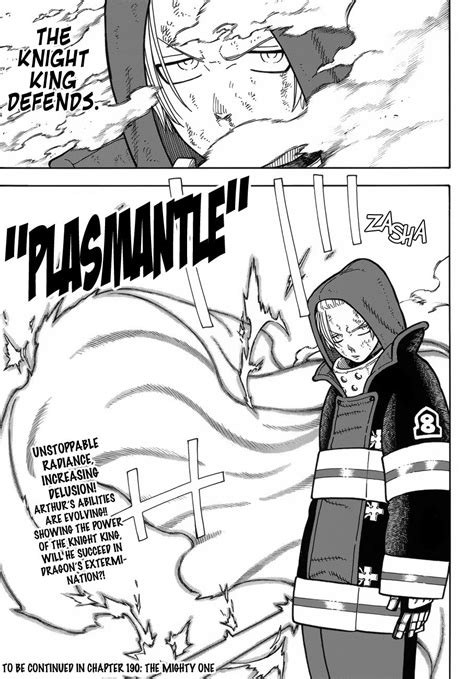 Fire Force Enen No Shouboutai Chapter 189 The Dragon And The Knight
