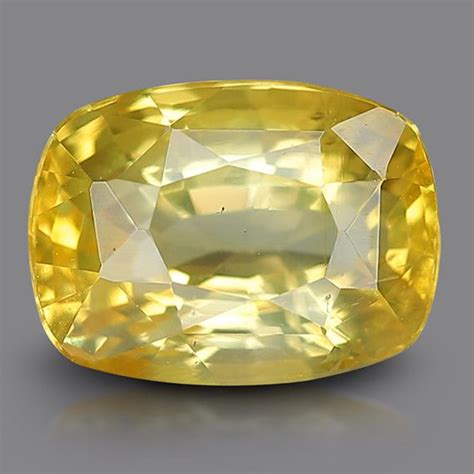 1225 Ct Yellow Sapphire Gemstone Original Certified Natural Etsy Uk