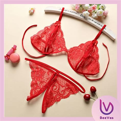Jual Bvid Bs001 Set Bra Lingerie Sexy Open Bust And Celana Dalam Open