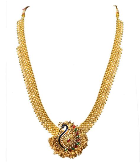 Ayron Gold Plated Long Necklace Buy Ayron Gold Plated Long Necklace