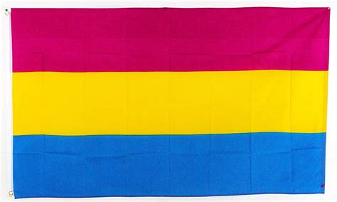Flags Importer Pansexual Flag 3x5 Feet Polyester Gay Pride Pink
