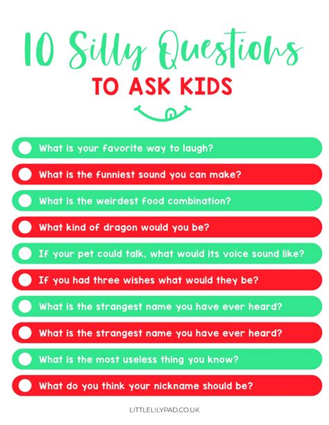 Silly Questions To Ask Kids Silly Questions To Ask Silly Questions