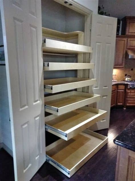 America's favorite discount kitchen cabinets store established 1977 online since 1997. EZ Reach Cabinet Systems | Diy pantry shelves, New kitchen ...
