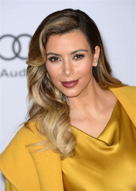 Kim kardashian attends fox's 2014 teen choice awards on august 10, 2014 in los angeles, california. Kim Kardashian's Blonde Hair — Her Colorist George ...