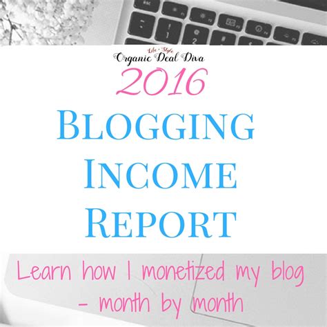 2016 blogging income report