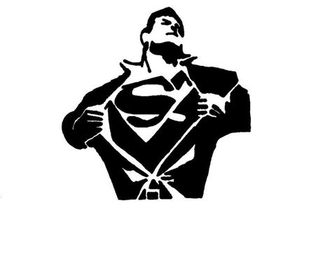 Superman Stencil By Dsupplier On Deviantart