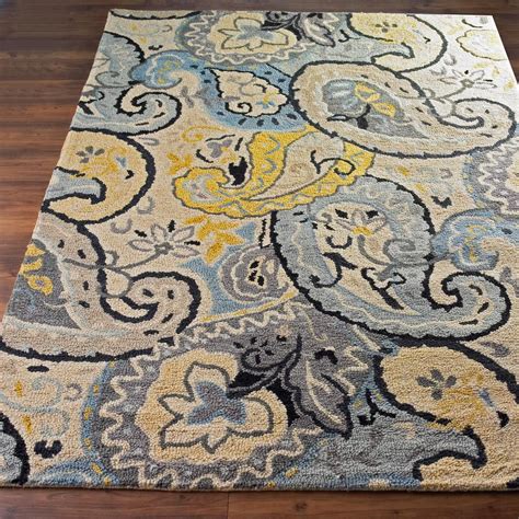 Turquoise, navy and even sky blue all inspire feelings of safety. Butter and Steel Paisley on Cream A stylized paisley ...
